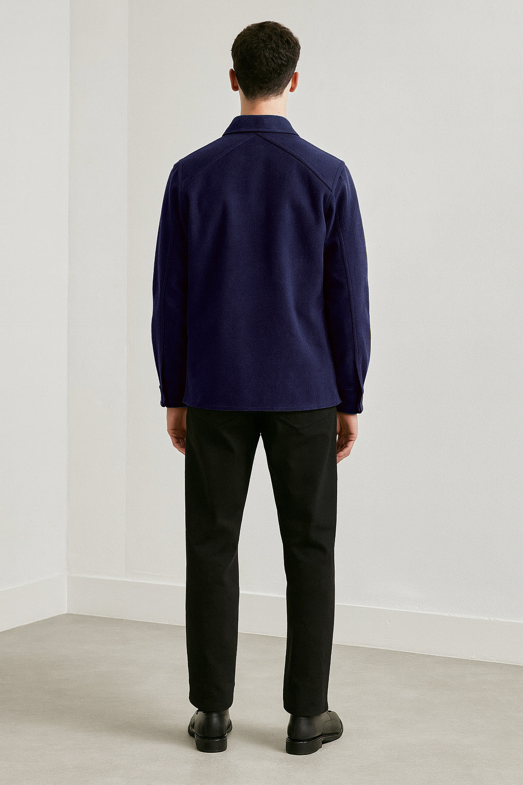 The Boy Browning Shacket in Wool